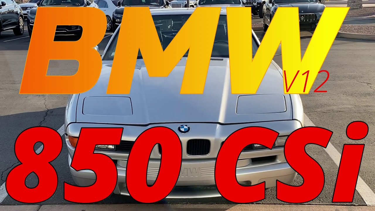 BMW 850 CSi MSport  |  E31  |  M8  |  5.6L V12  |  S70B56  |  375 HP  |  406 Lb-Ft  |  5-Speed Auto