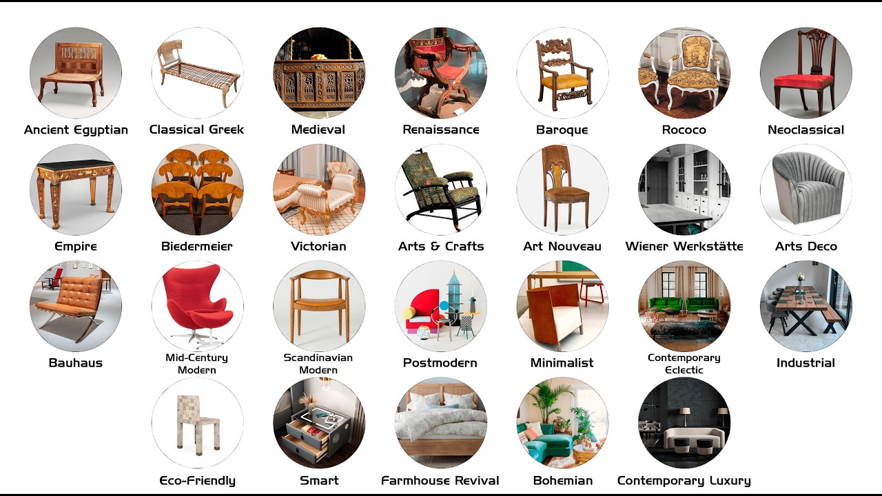 Every Furniture Design Style Explained In 14 Minutes