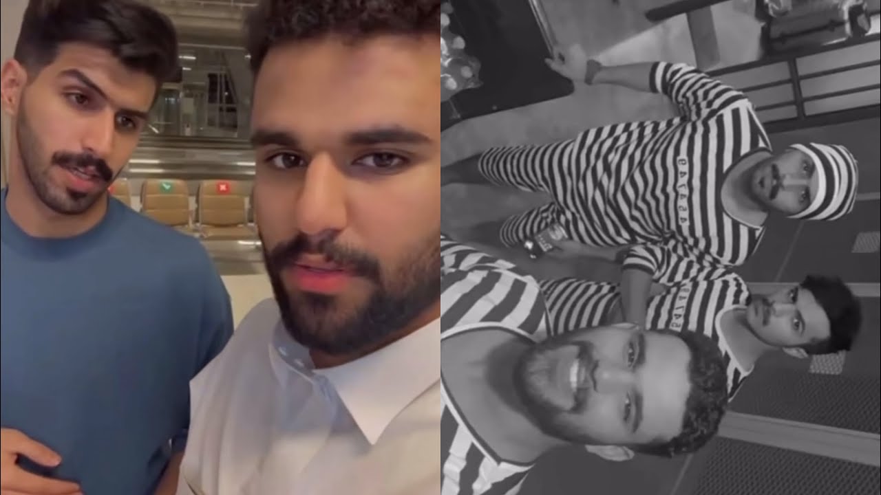 فصلة فهد فارع مع الفريدي وزايد وسيف في مطار تايلاند 😂😂😂