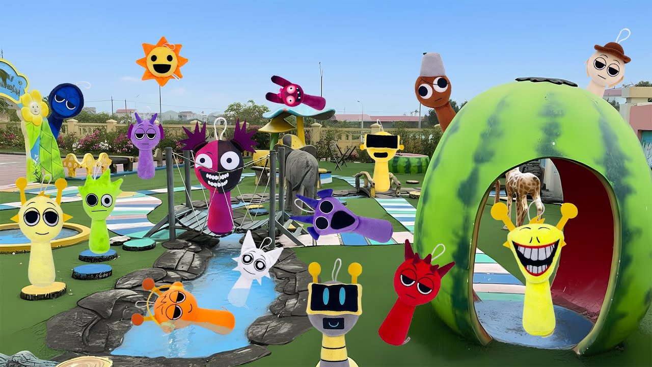 I Didn’t Expect THIS When Collecting Sprunki at the Playground!
