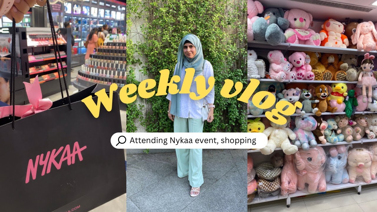 Attend Nykaa event with me! #behindthescenes #weeklyvlog #bangalorevlogger