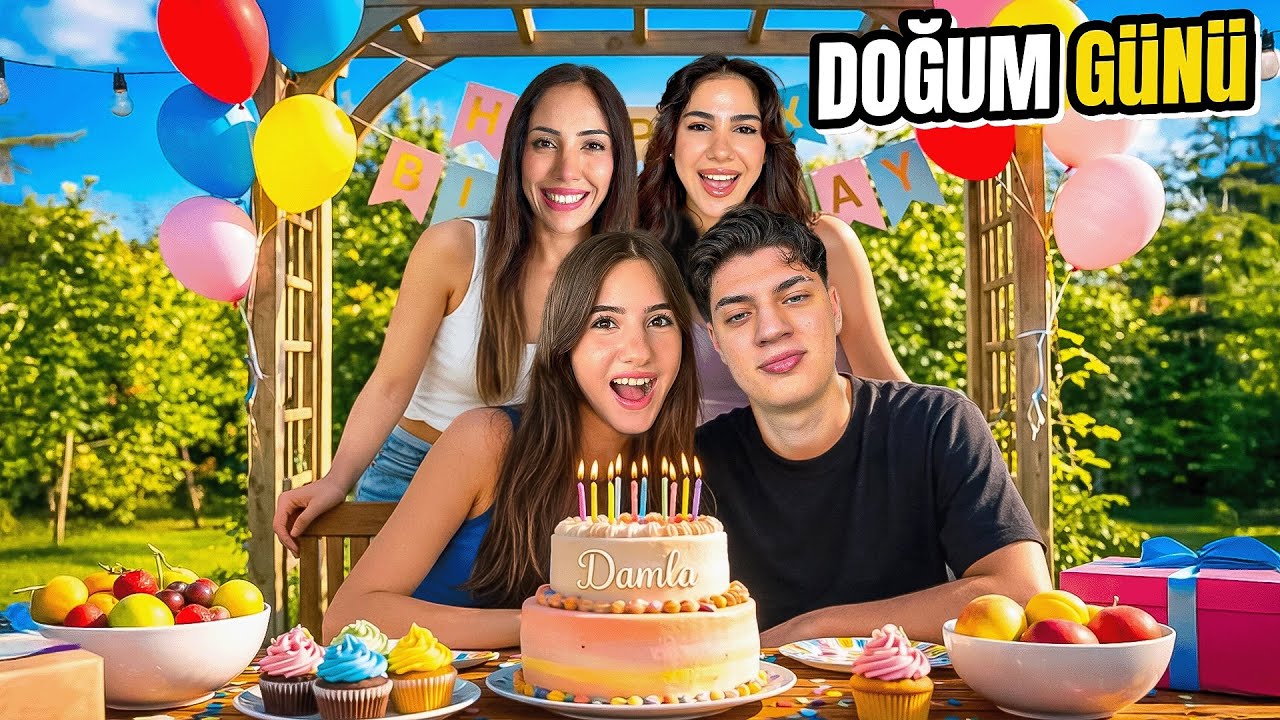 DAMLA’YA SÜRPRİZ DOĞUM GÜNÜ VLOG !! Damla Eroğlu | Tuğba Eroğlu | Yağmur Eroğlu 