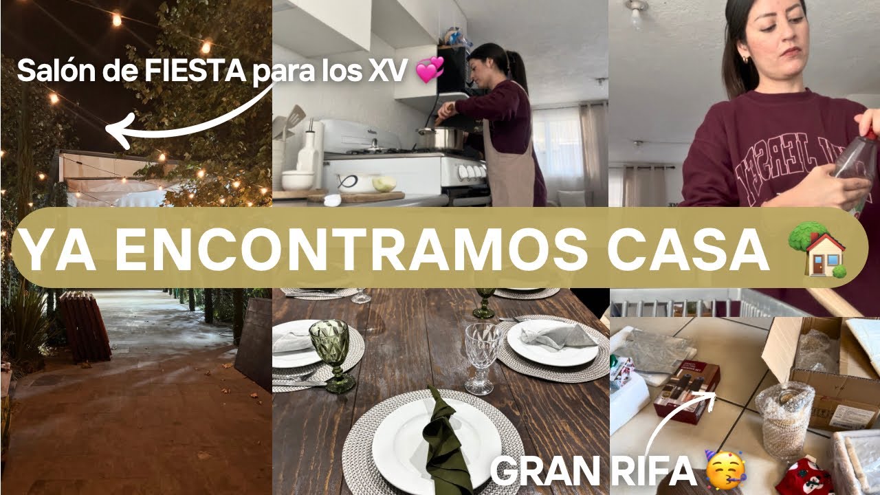 YA ENCONTRAMOS CASA NUEVA 🏠 + RIFA PARA USTEDES 🥳 | FUIMOS A VER UN SALÓN 💞