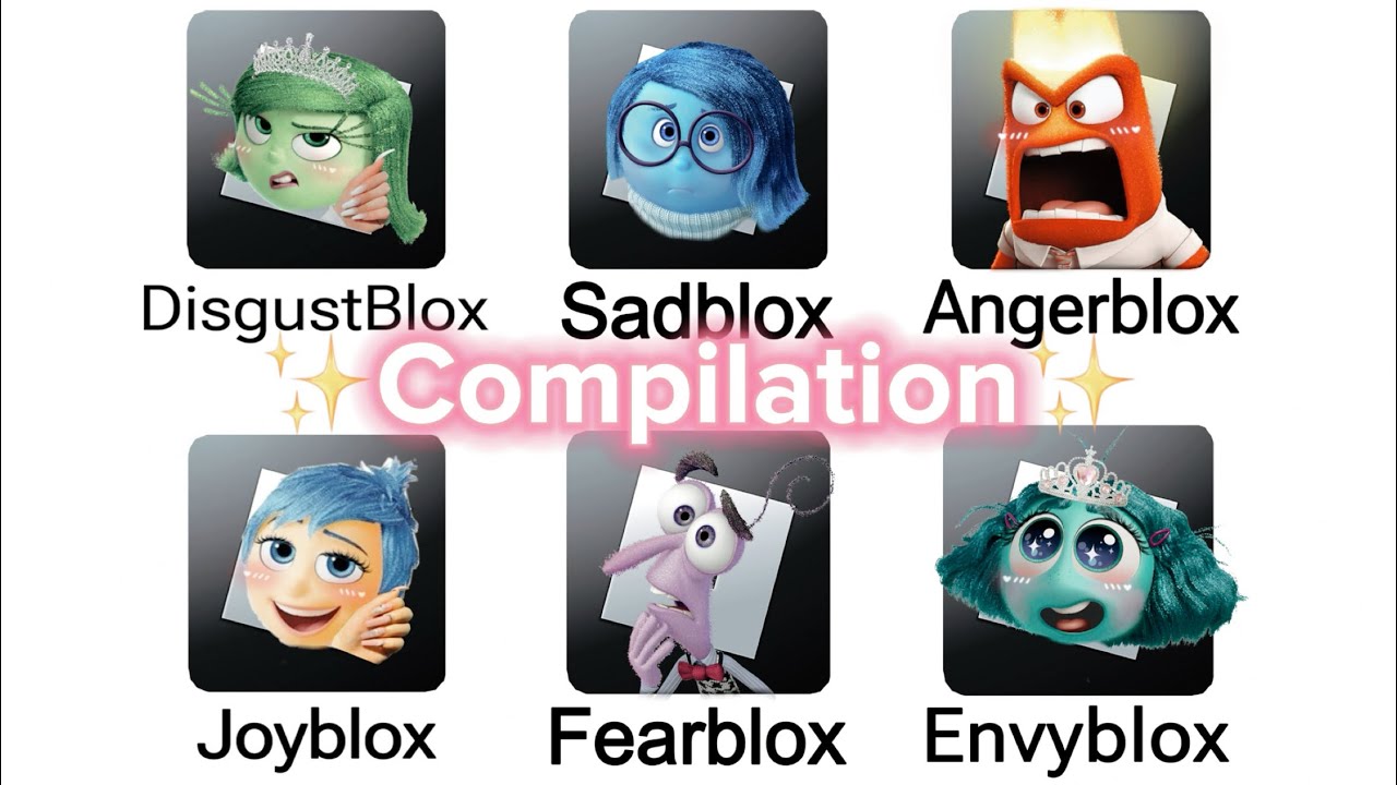 If INSIDE OUT Characters Owned ROBLOX 🫢❤️ *COMPILATION*