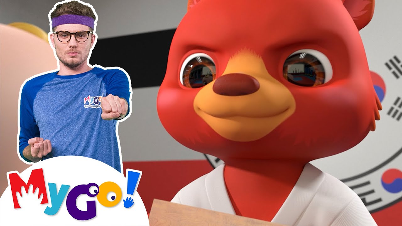 Taekwondo Song | CoComelon Nursery Rhymes & Kids Songs | MyGo! Sign Language For Kids