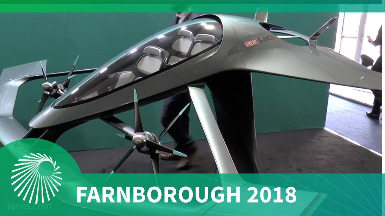 Farnborough 2018: Aston Martin Volante Vision urban air taxi concept vehicle