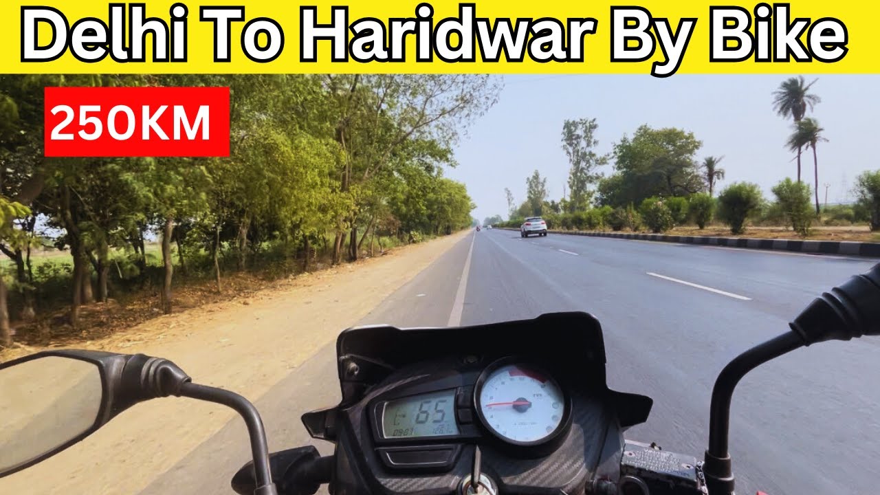 Delhi To Haridwar By Bike | Delhi to Haridwar by Road 250km | Delhi Haridwar Moto Vlog 2024