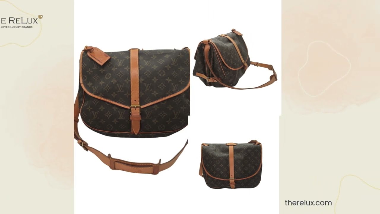 Louis Vuitton 1992 Monogram Canvas Saumur Bag | The Relux