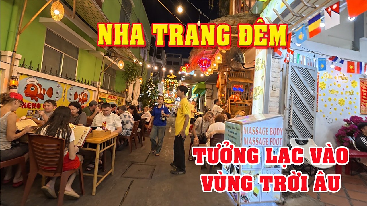 Khu Ăn Chơi Sầm Uất Bậc Nhất Nha Trang Về Đêm Cực Kỳ Náo Nhiệt