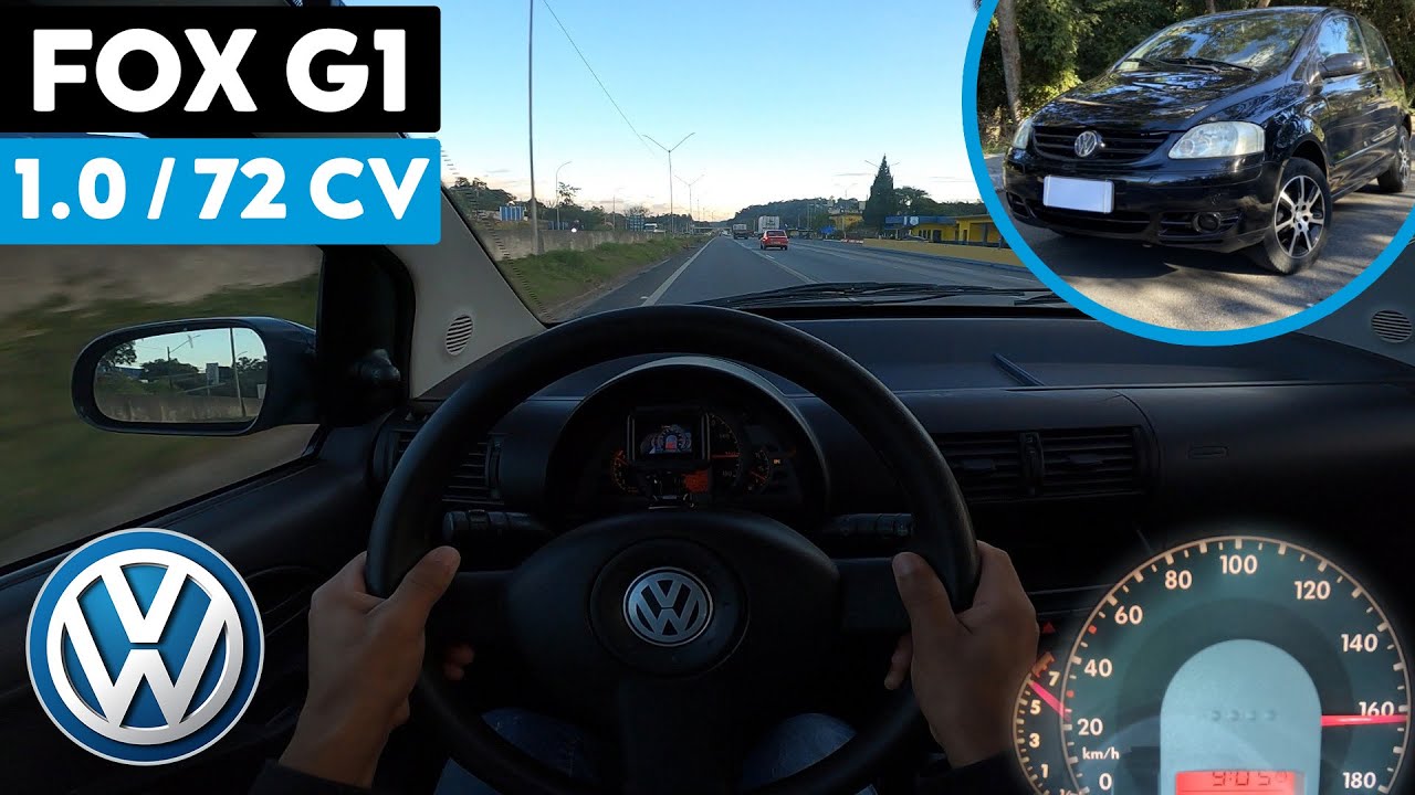 TESTE ACELERANDO VW FOX 1.0 G1 | É BOM? ANDA BEM? VALE A PENA COMPRAR? AVALIAÇÃO NA ESTRADA