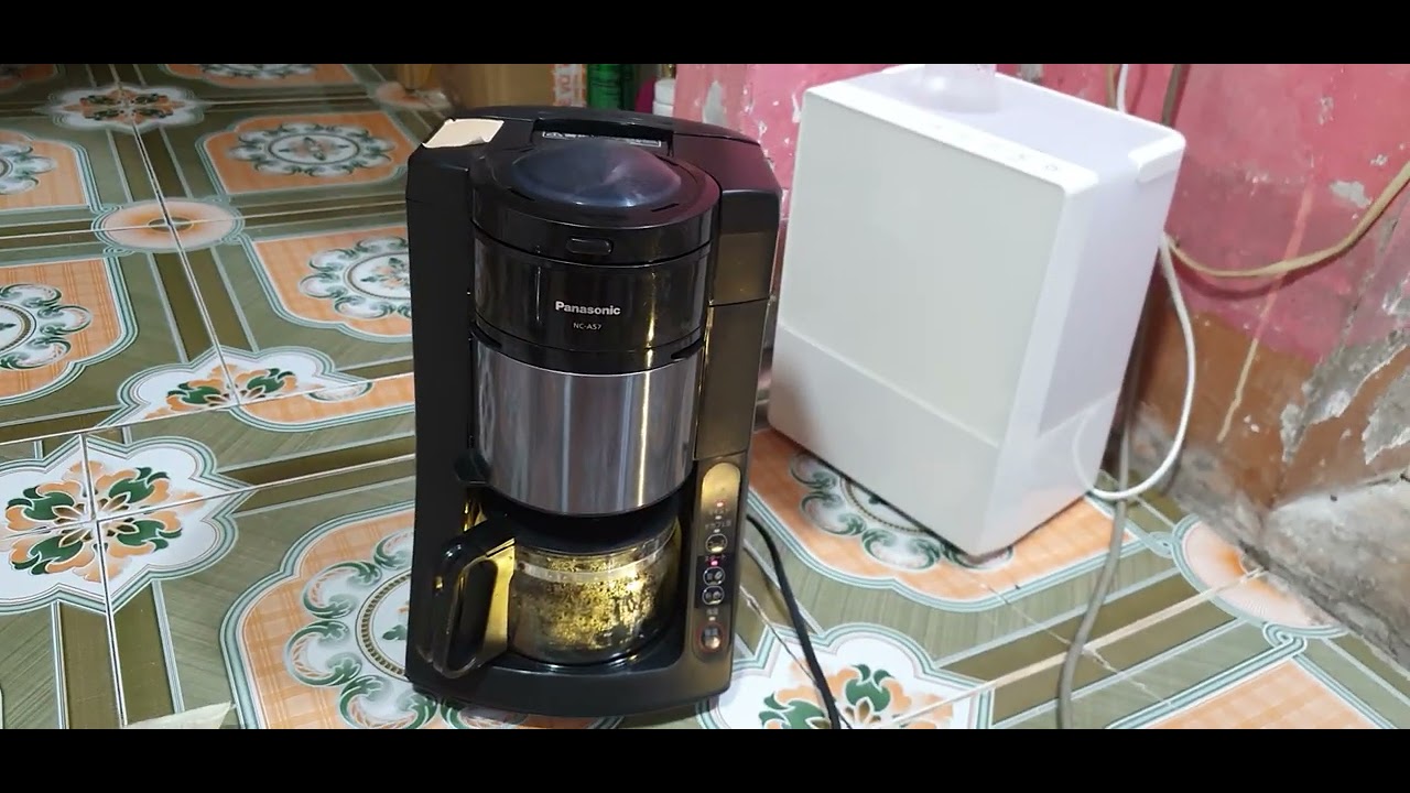 ( 30/7 ) cách sử dụng máy xay- pha cafe tự động panasonic NC - A57