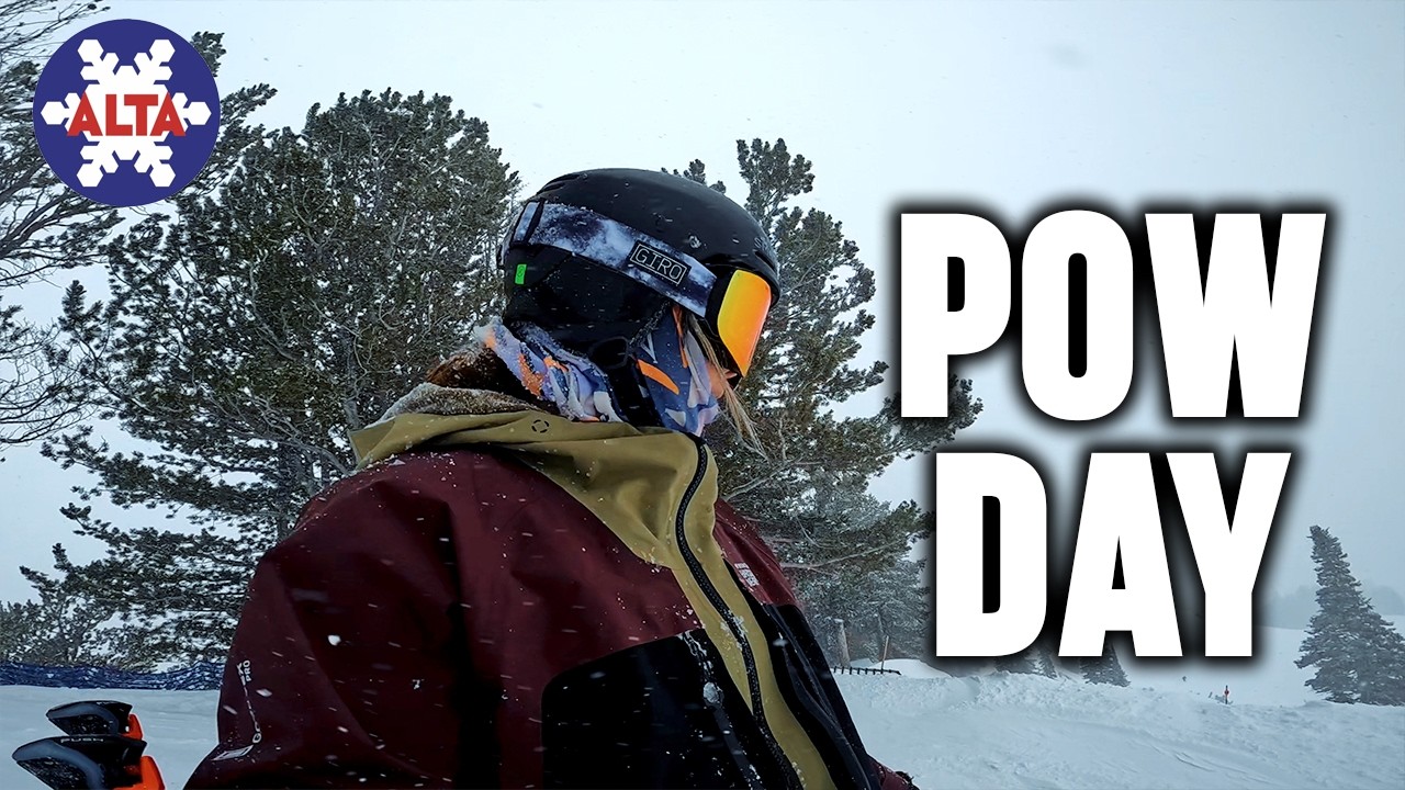 Skiing Fresh Pow at Alta Ski Area!  @AltaSkiArea