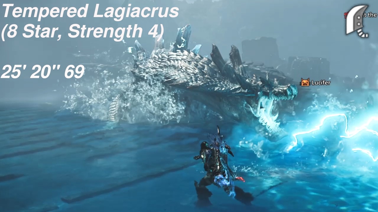 Great Sword | 8*4 Tempered Lagiacrus | 25' 20