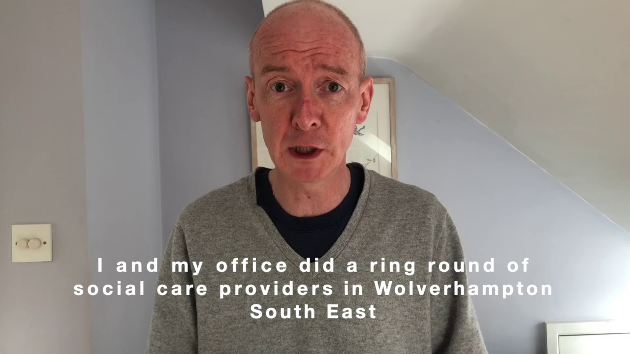 Pat McFadden writes to Prime Minister about the lack of PPE for social care staff