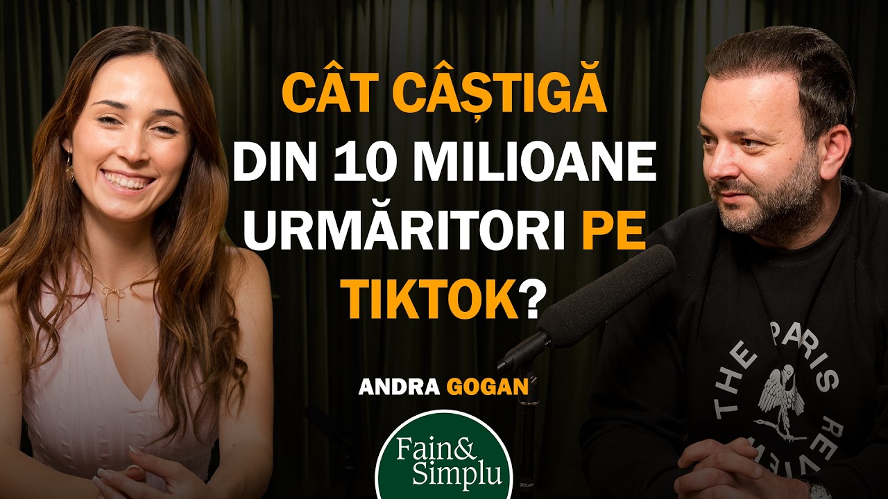 ANDRA GOGAN, CEA MAI URMĂRITĂ ROMÂNCĂ PE TIKTOK, ”SUNT FEMEIE, VREAU O FAMILIE!” | Fain & Simplu 250