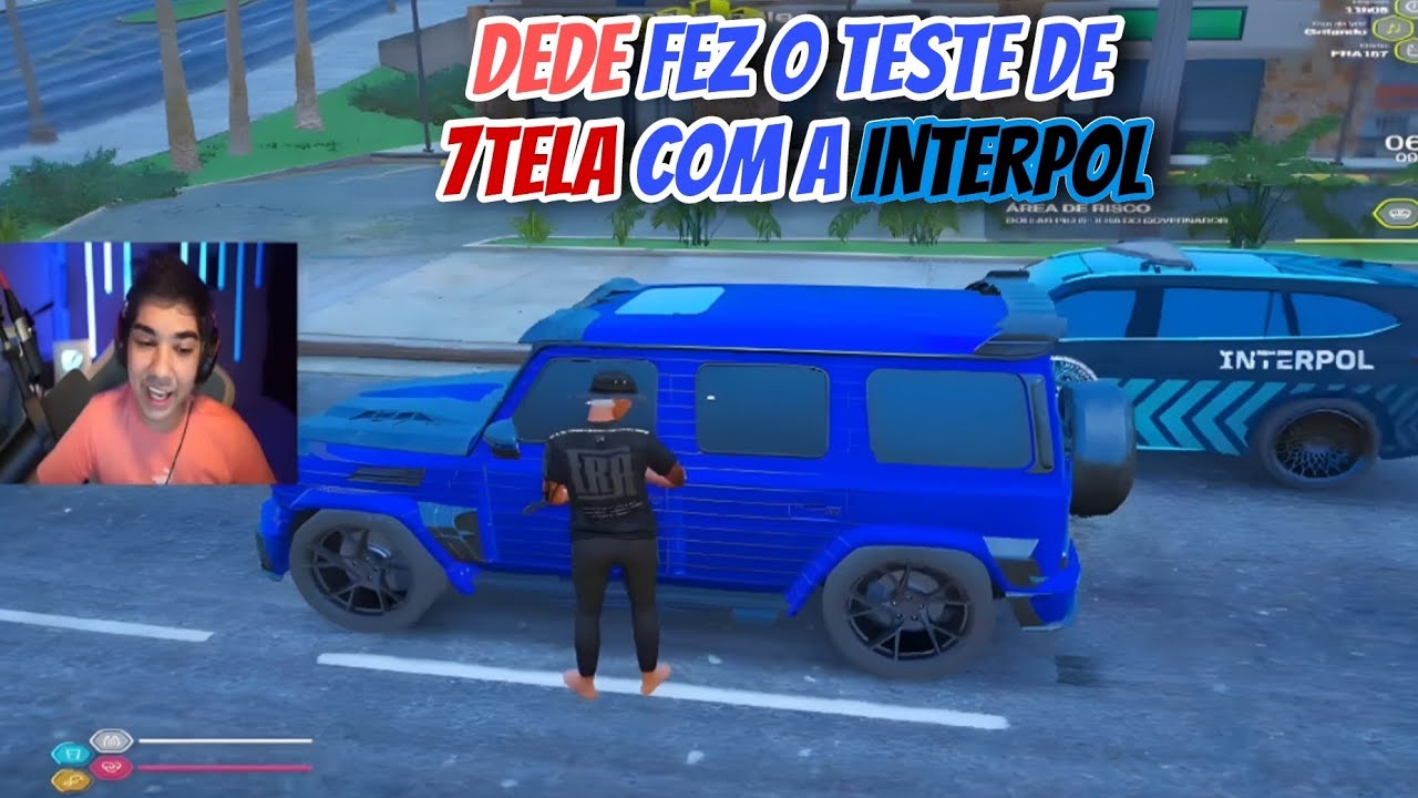 FRANÇA FAZENDO TESTE DE 7 TELA COM A INTERPOL!