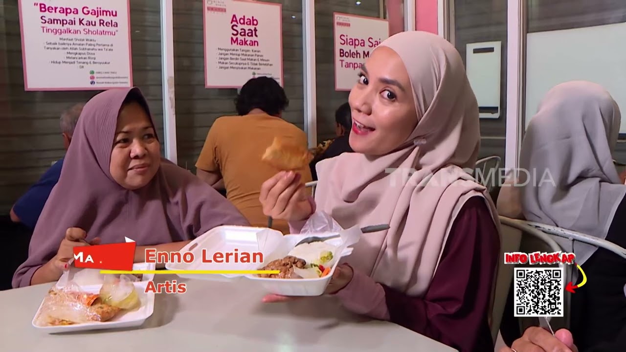 Enno Lerian Ikut Menyiapkan Makanan di Rumah Makan Gratis Humaira | MAKAN RECEH (24/02/26)