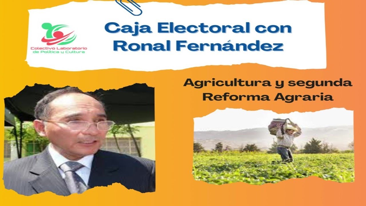 NUEVA REFORMA AGRARIA URGENTE!!!! Ronal Fernández, Ingeniero Caja de Resonancia, 24 de enero, 2026