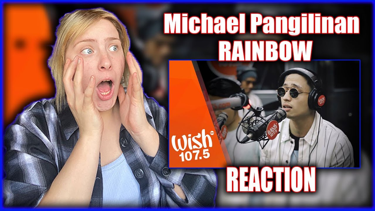 Майкл Пангилинан исполняет «Rainbow» (South Border) вживую на автобусе Wish 107.5 | РЕАКЦИЯ