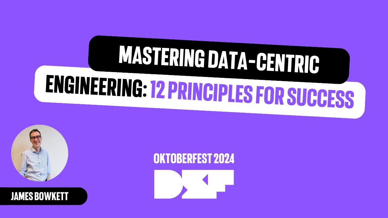 Mastering Data Centric Engineering: 12 Principles for Success