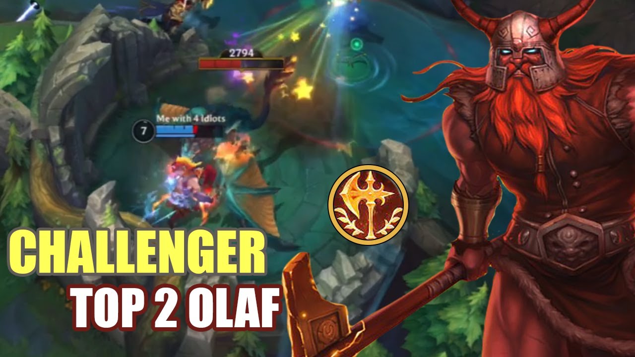 [Wild Rift] Olaf top 2 - Challenger ranked game + build