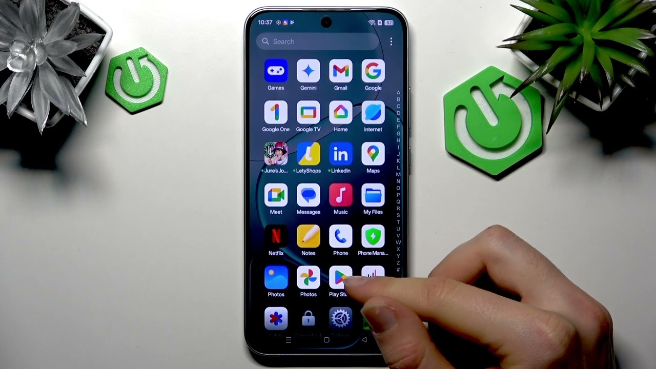 OPPO A6 Pro 5G &ndash; How to Restore Phone/Dialer Icon to Home Screen