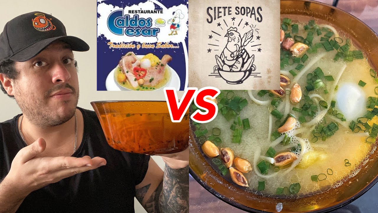 7 SOPAS VS CALDOS CESAR | elcholomena