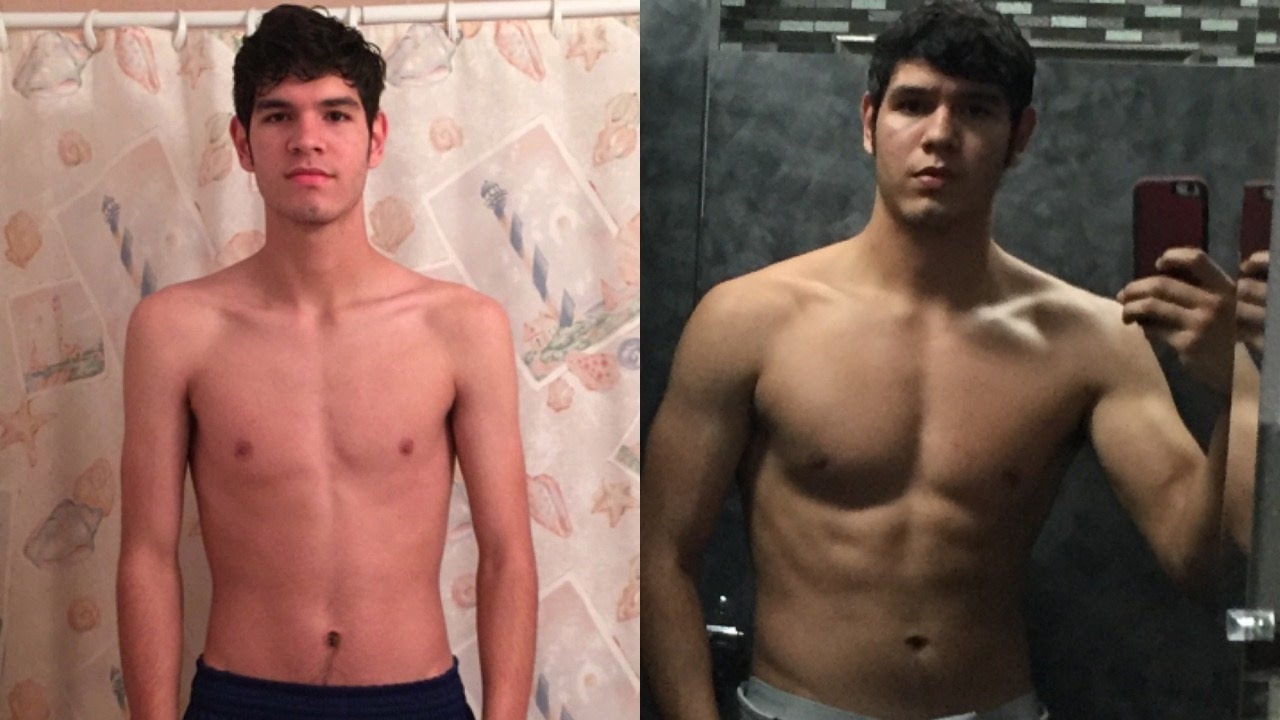 6 MONTH Natural Body Transformation - Skinny to Muscular