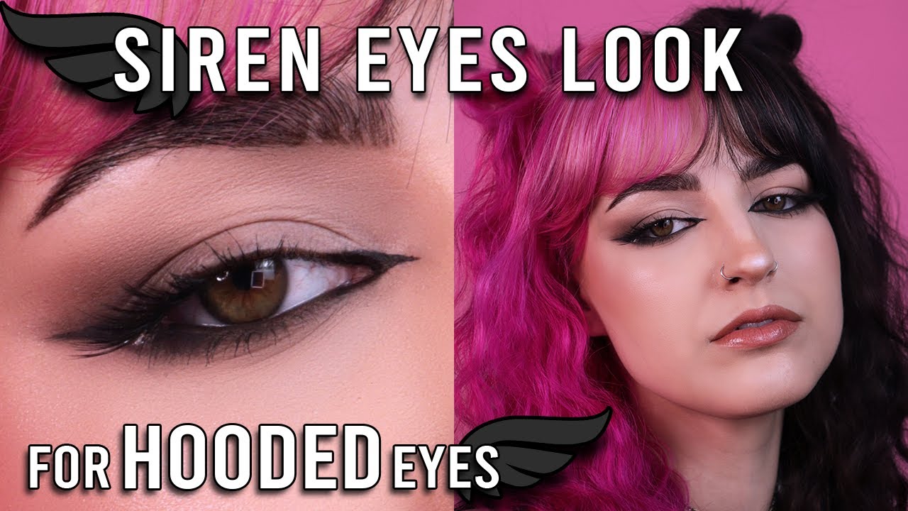 how to do the viral SIREN EYES for hooded eyes! || in depth tutorial