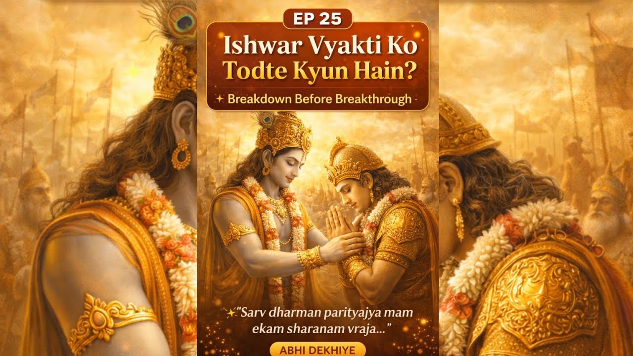 🌞EP 25 – Ishwar Vyakti Ko Todte Kyun Hain? | Breakdown Before Breakthrough | Bhagavad Gita