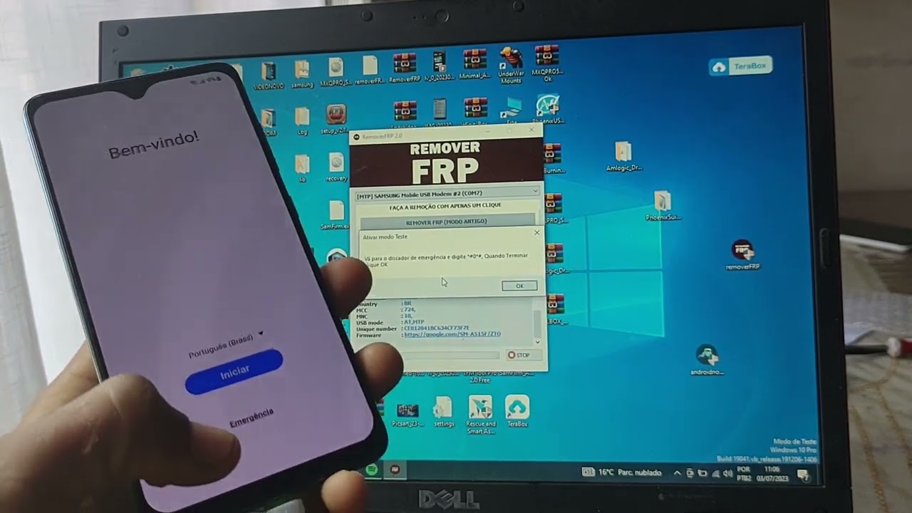 Como remover conta Google do A51 no Android 11 pelo Computador (2023) .