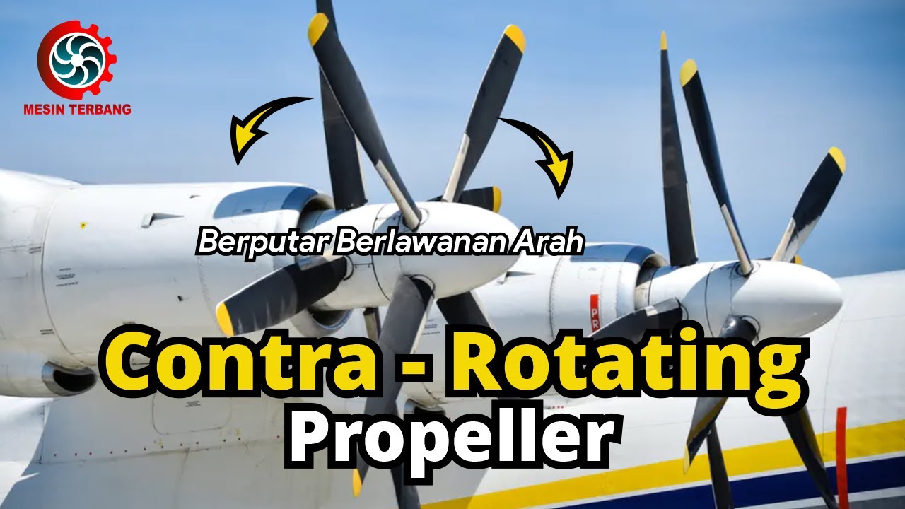Sistem Contra-Rotating Propeller pada Pesawat Terbang Baling-Baling