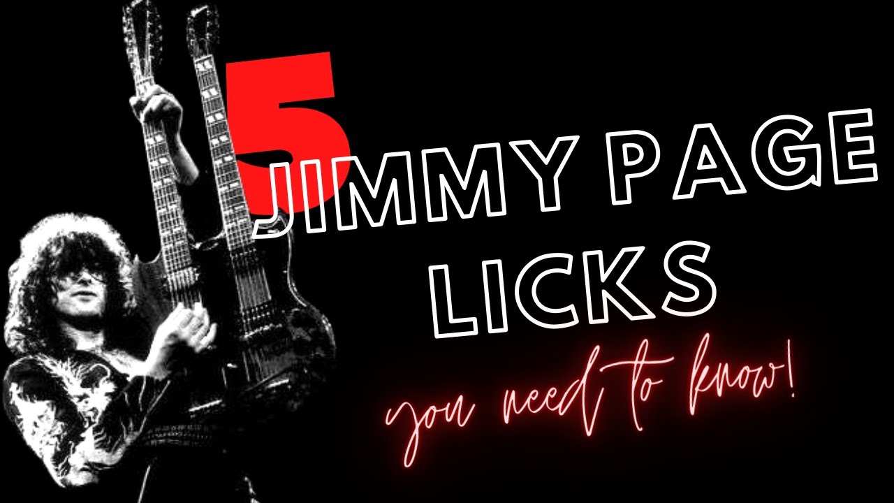 5 Jimmy Page Licks | How to Play Like Page Guitar Lesson