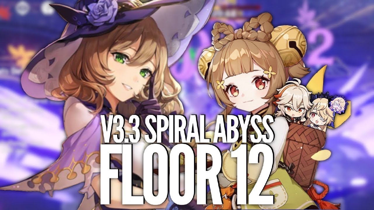 Lisa & YaoYao the CUTEST Aggravate Duo!! - V3.3 Spiral Abyss Floor12 Genshin Impact 1ST CHAMBER