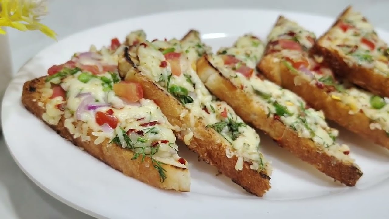 Cheese Chilli Toast Recipe | 10 मिनट में  Chilli Toast | Easy Snacks | Bushra’s Yummy Recipe