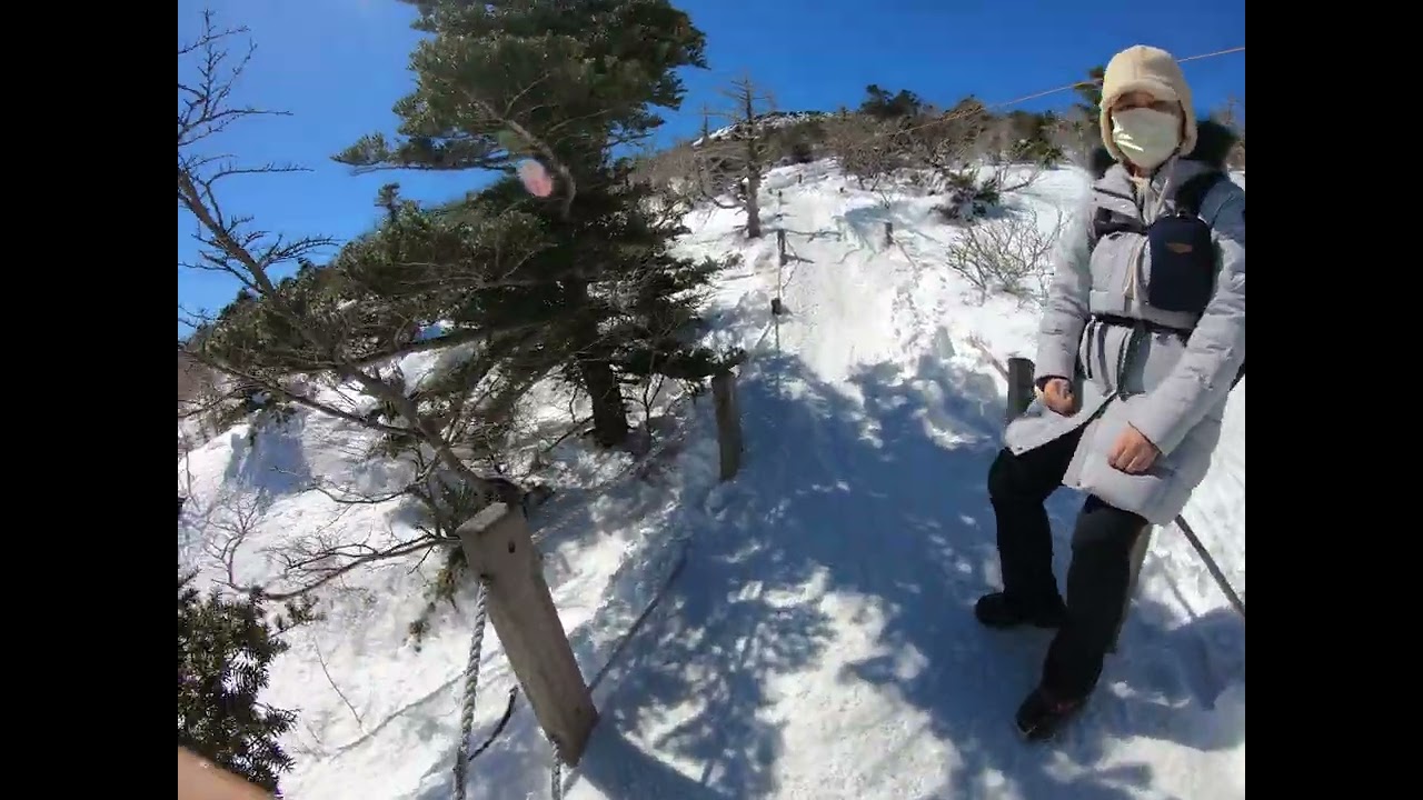 チェジュ島ハラ山　登山