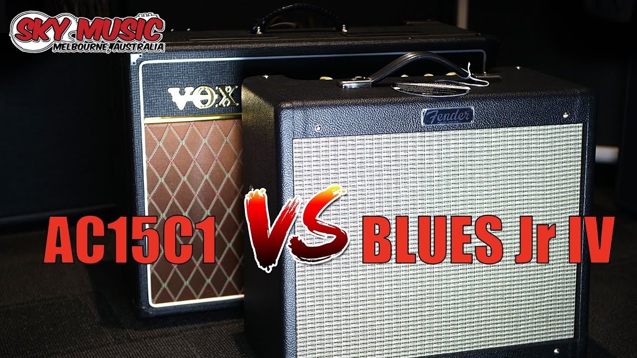 VOX AC15C1 vs Fender Blues Jr IV - The 15 Watt Amplifier Shootout