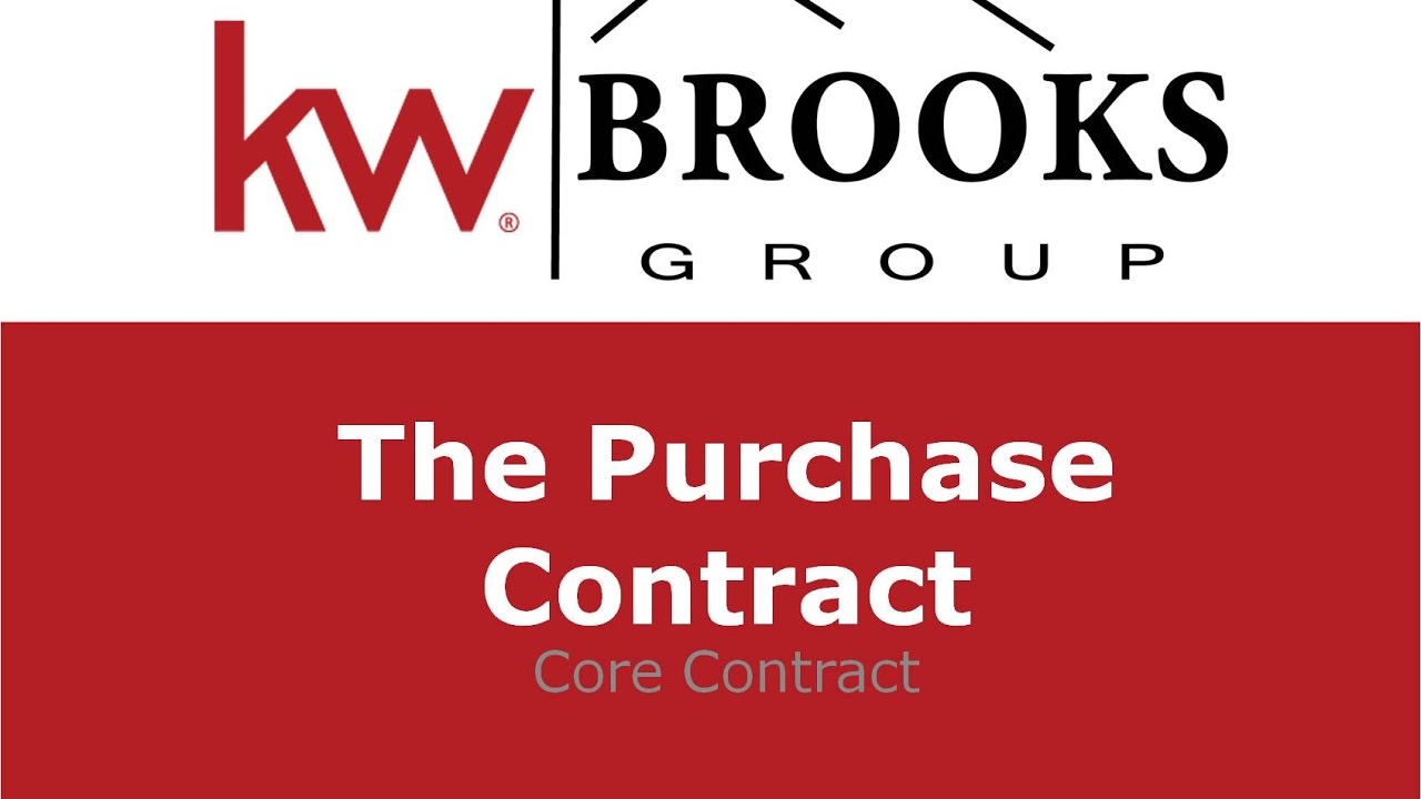 Maryland Residential Purchase Contract - Core Contract Real Estate Training
