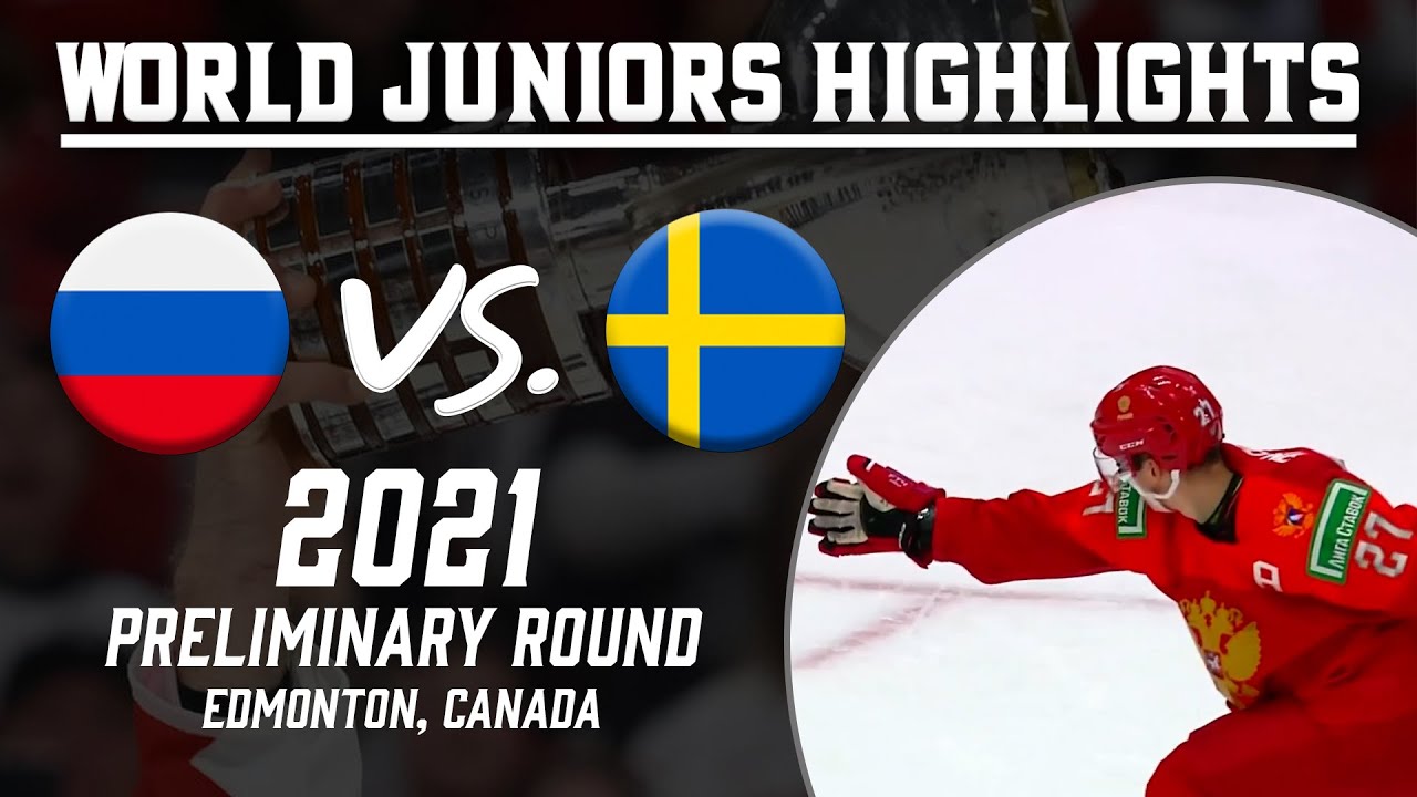 Russia vs. Sweden | 2021 WJC Preliminary Round | Extended Highlights