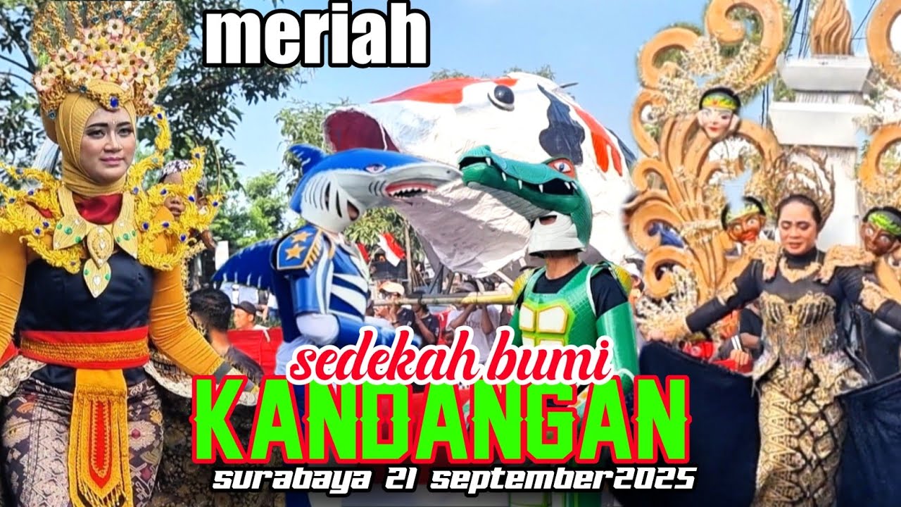 KIRAB BUDAYA SEDEKAH BUMI KANDANGAN SURABAYA 2025