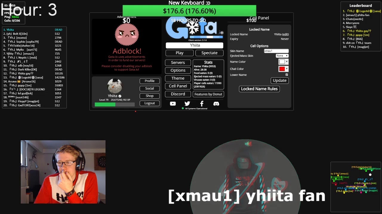 4 HR LIVESTREAM. LETS TAKEOVER GOTA!! Server: beta2, Join: yvmIF, Tag: 『Ƴɦ』