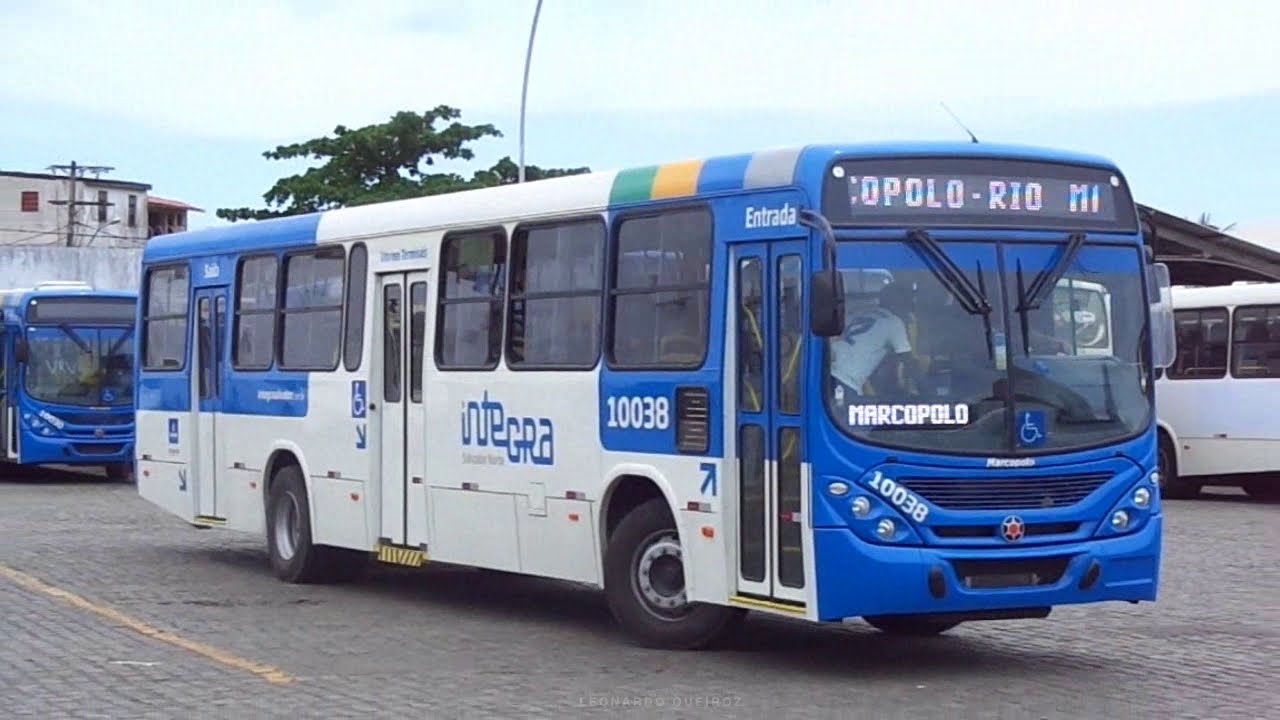 Ônibus em Salvador entre 2012 e 2015