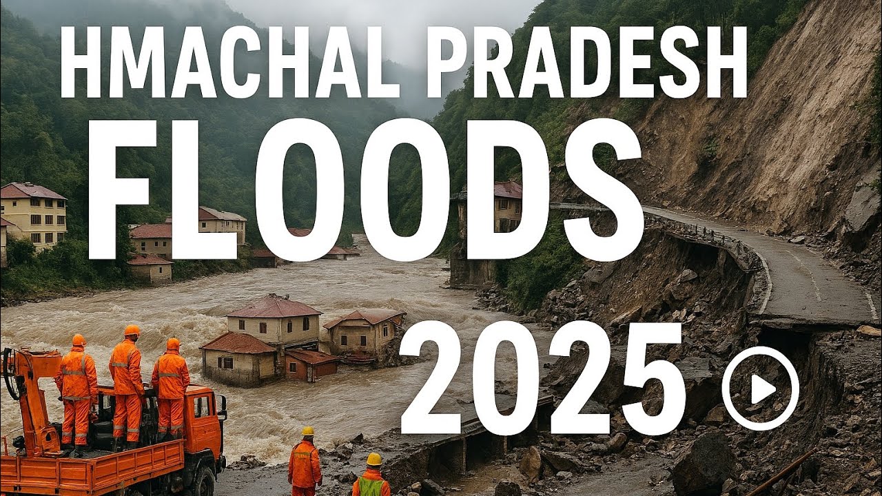 Himachal Pradesh Flood Disaster 2025 | Shocking Scenes & Rescue Operations #prayforHimachal