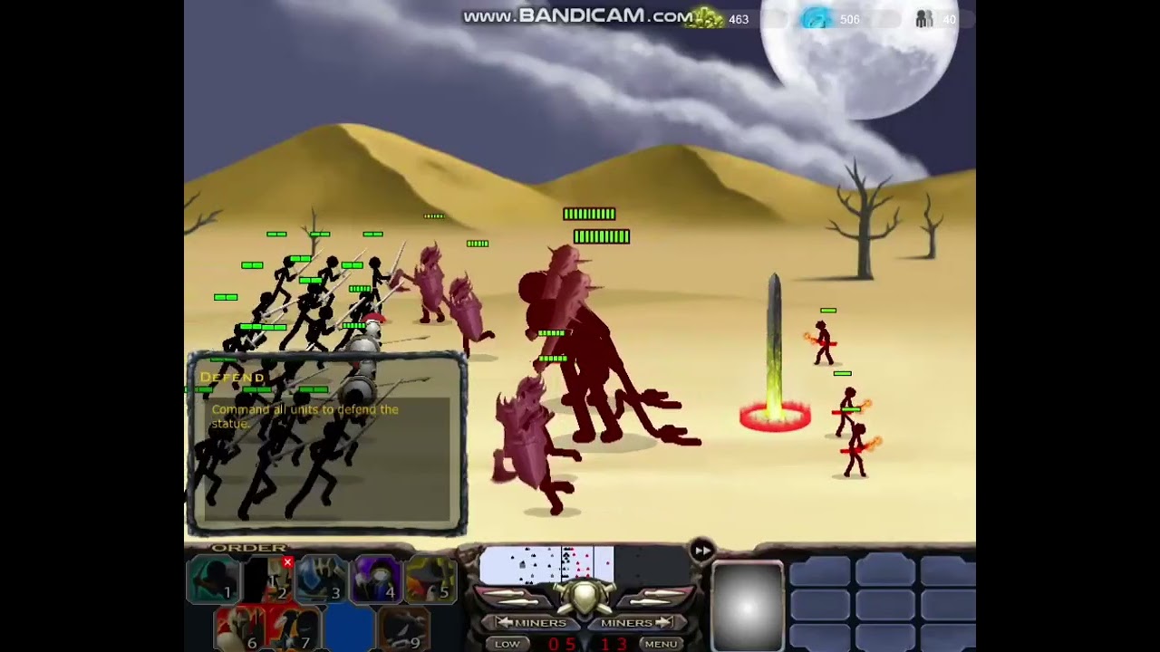 Battle with juggerknights in stick war 2. #stickwar2 #stickwartelugu