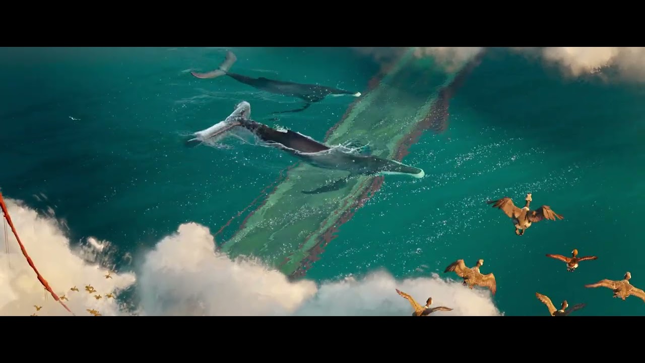The Wild Robot - Anyone Find It Disturbing That The Golden Gate Bridge Is Underwater In The Future?