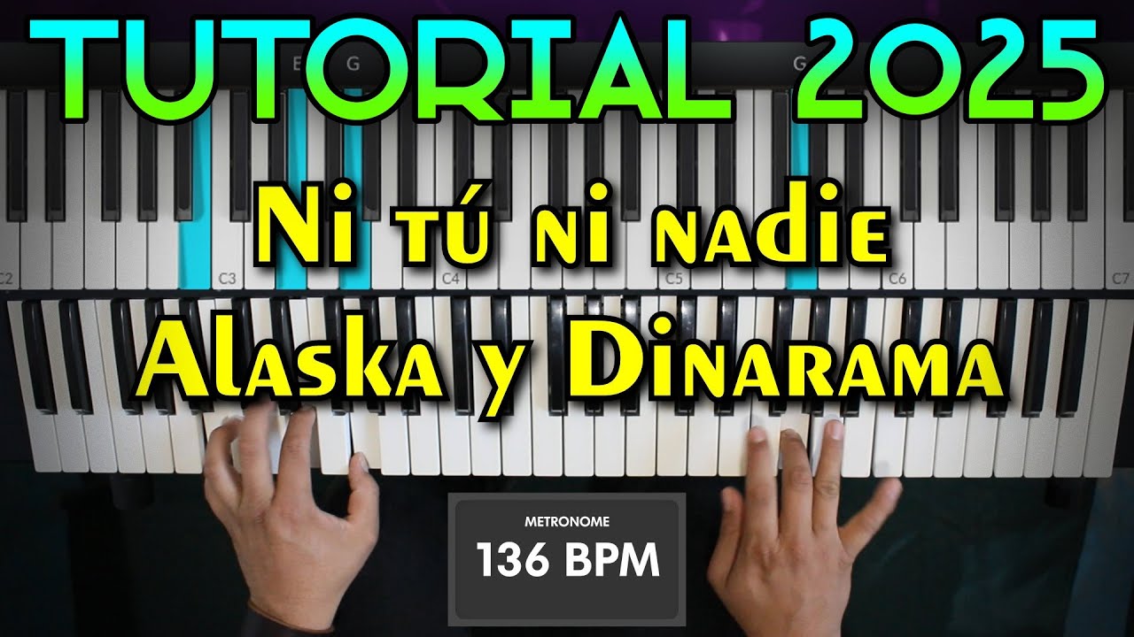NI TÚ NI NADIE | ALASKA Y DINARAMA | TUTORIAL | ROCK EN TU IDIOMA | KORG X50 | KEYBOARD | #2025