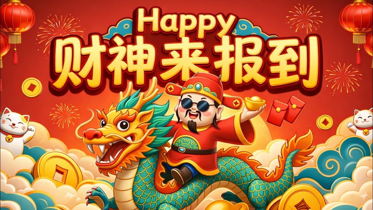 🧧2026贺岁金曲《Happy 财神来报到》 传统经典年味 | 恭喜发财