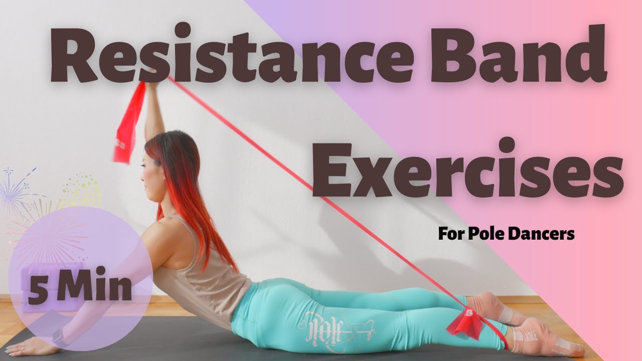 Resistance Band 5 Min Workout For Pole Dancers 2023 || Follow-along