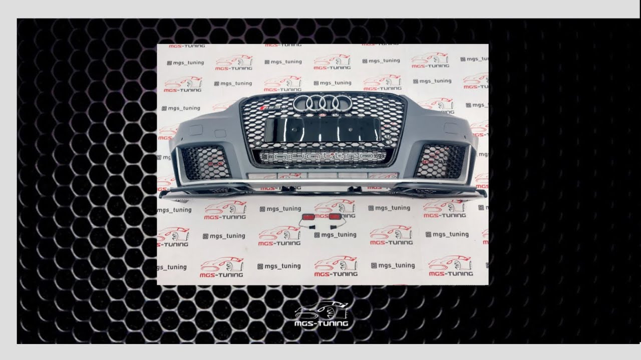 Бампер RS3-Style на Audi A3 8V дорест.