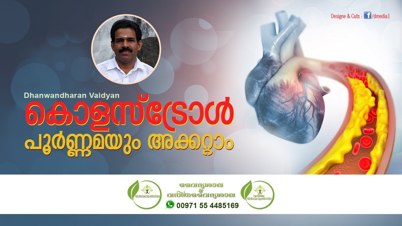 Cholesterol Malayalam | കൊളെസ്ട്രോൾ  കുറക്കാൻ |  Dhanwantharan Vaidyar Idukki